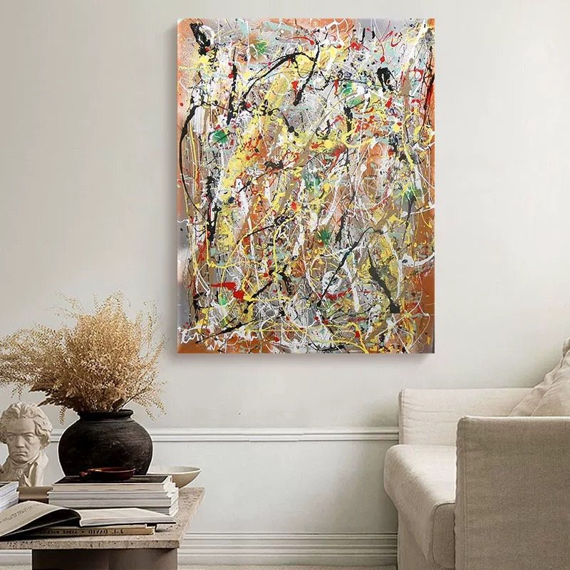 Jackson Pollock Art RAB314 - royalbrushart