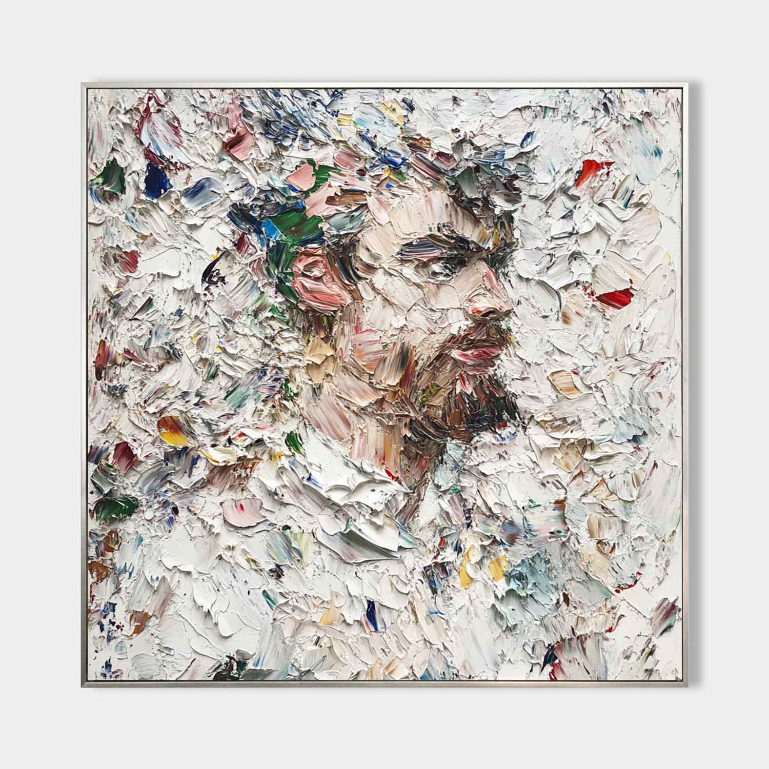 Modern Abstract Human Portrait Painting RAB187 - royalbrushart