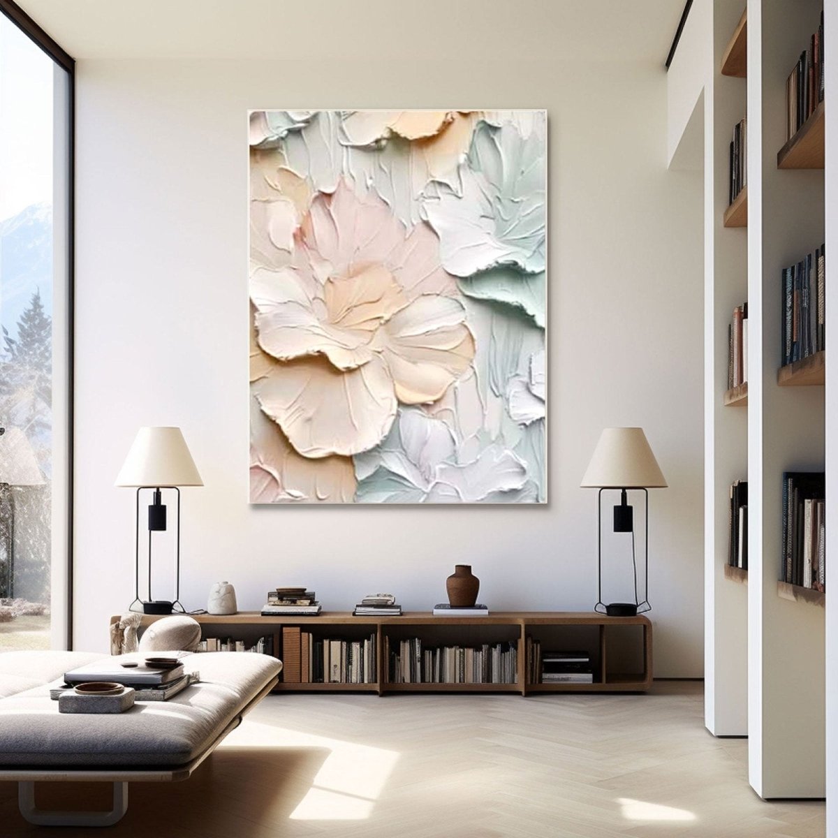 Plaster Art Texture Painting RAB962 - royalbrushart