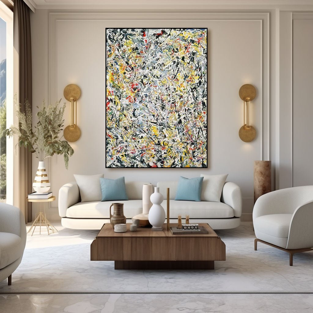 Jackson Pollock Art RAB865 - royalbrushart