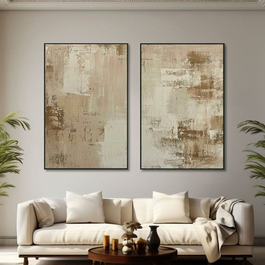 Abstract Painting Set of 2 RAB804 - royalbrushart