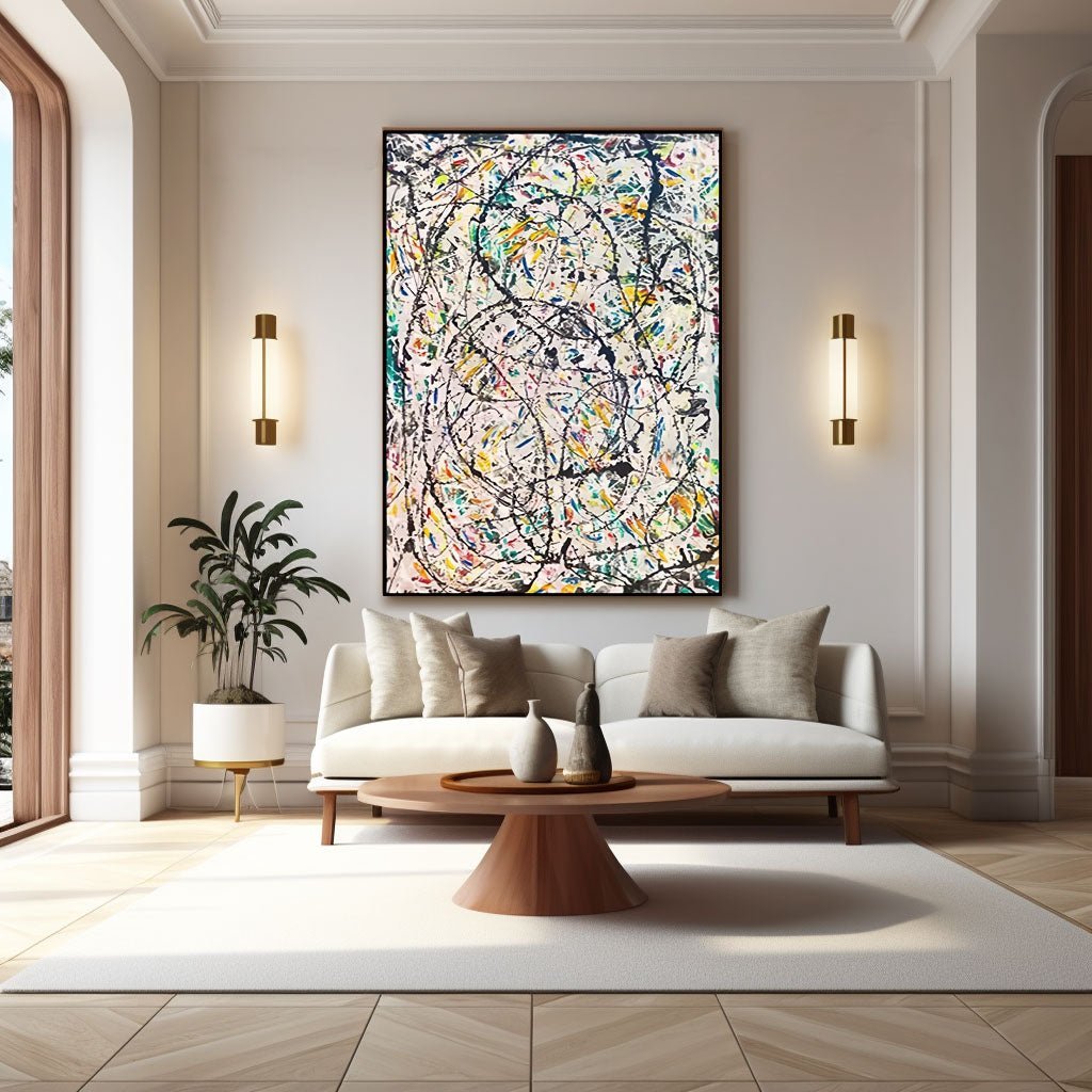 Jackson Pollock Art RAB863 - royalbrushart