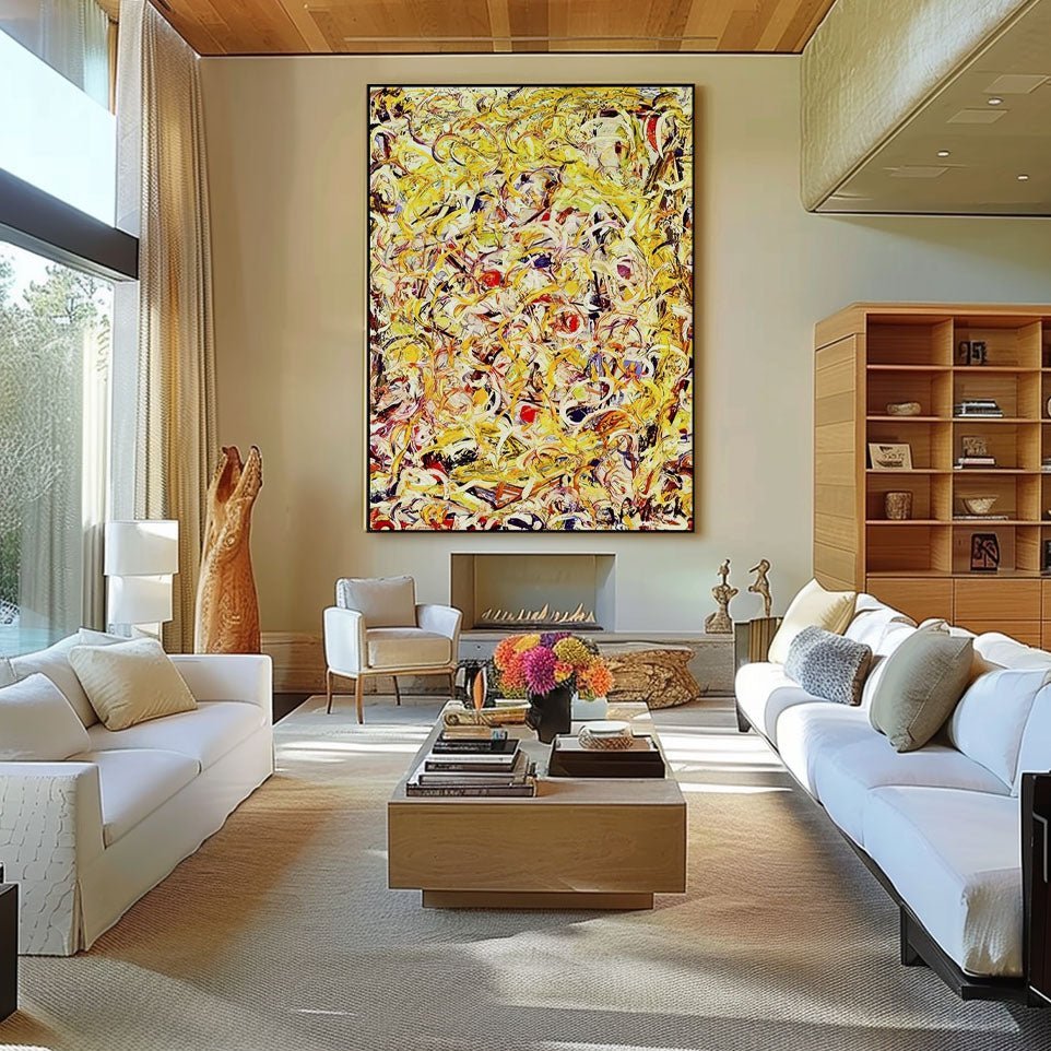 Jackson Pollock Art RAB859 - royalbrushart