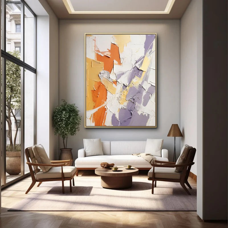 Plaster Art Texture Painting #RAB854