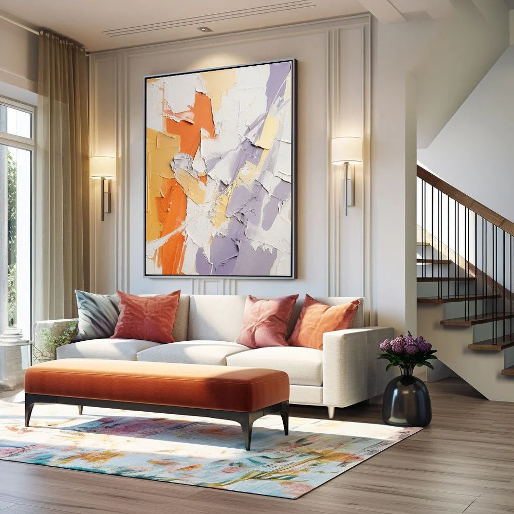 Plaster Art Texture Painting #RAB854