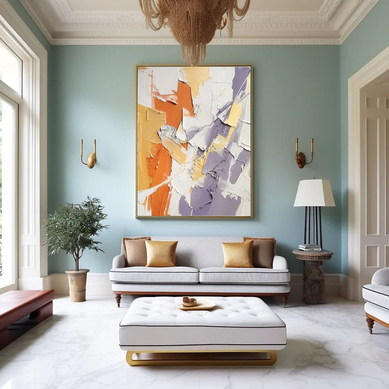 Plaster Art Texture Painting #RAB854