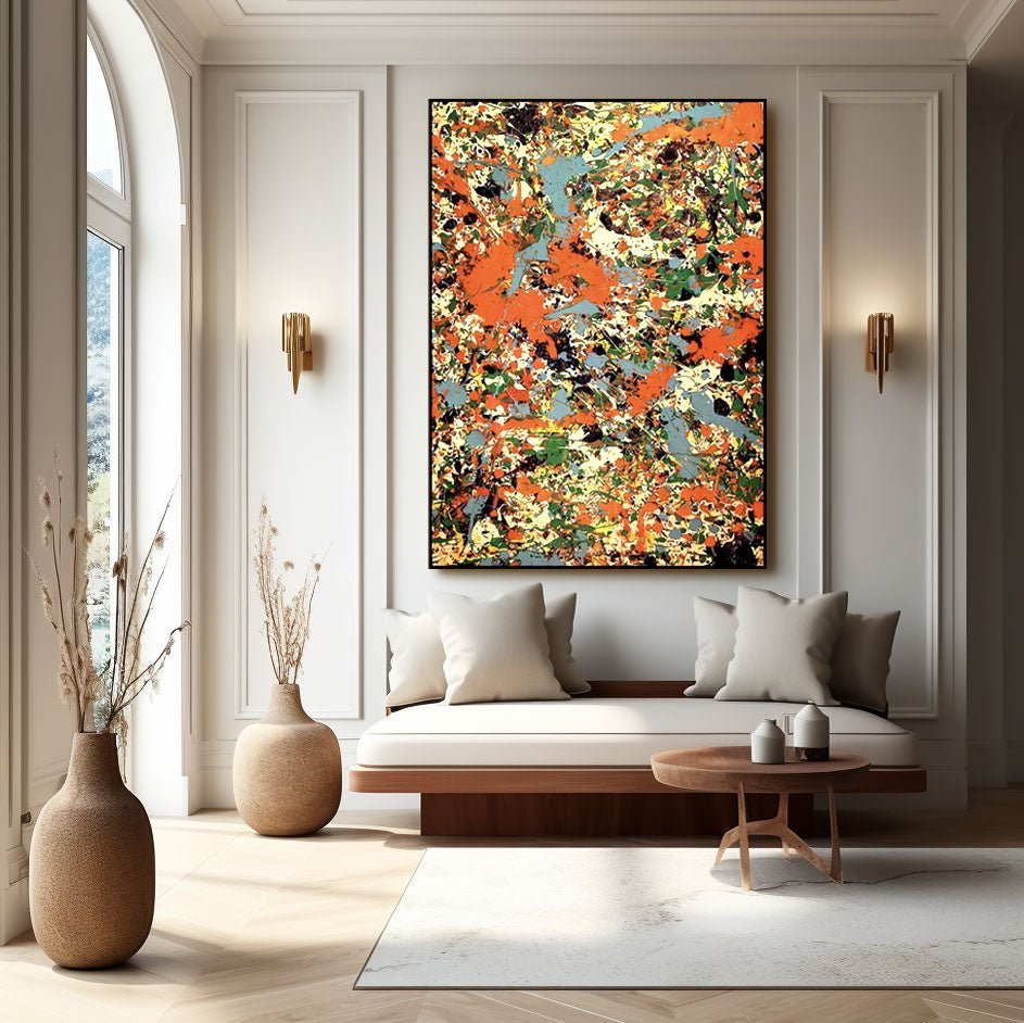 Jackson Pollock Art RAB862 - royalbrushart
