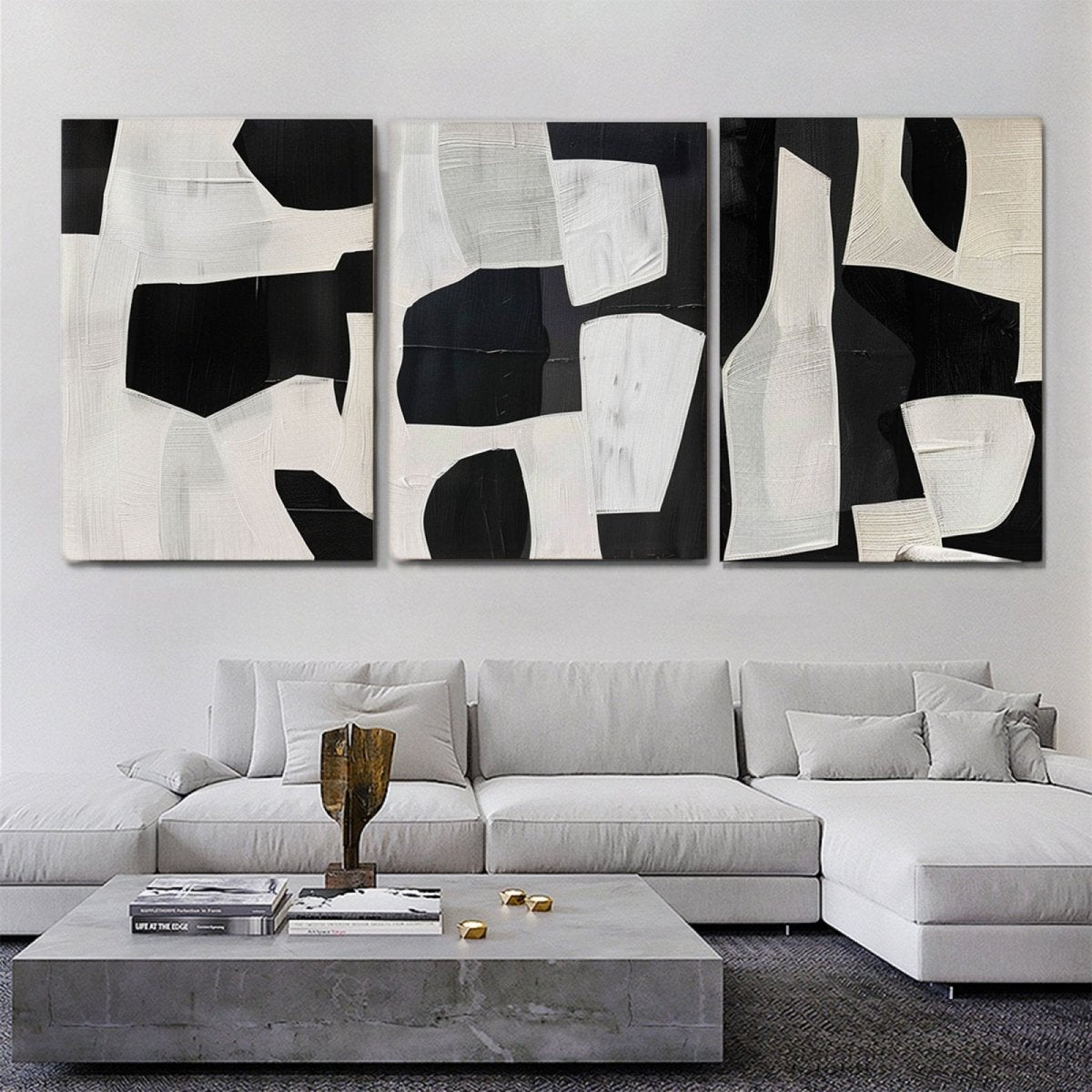Abstract Painting Set Of 3 RAB244 - royalbrushart