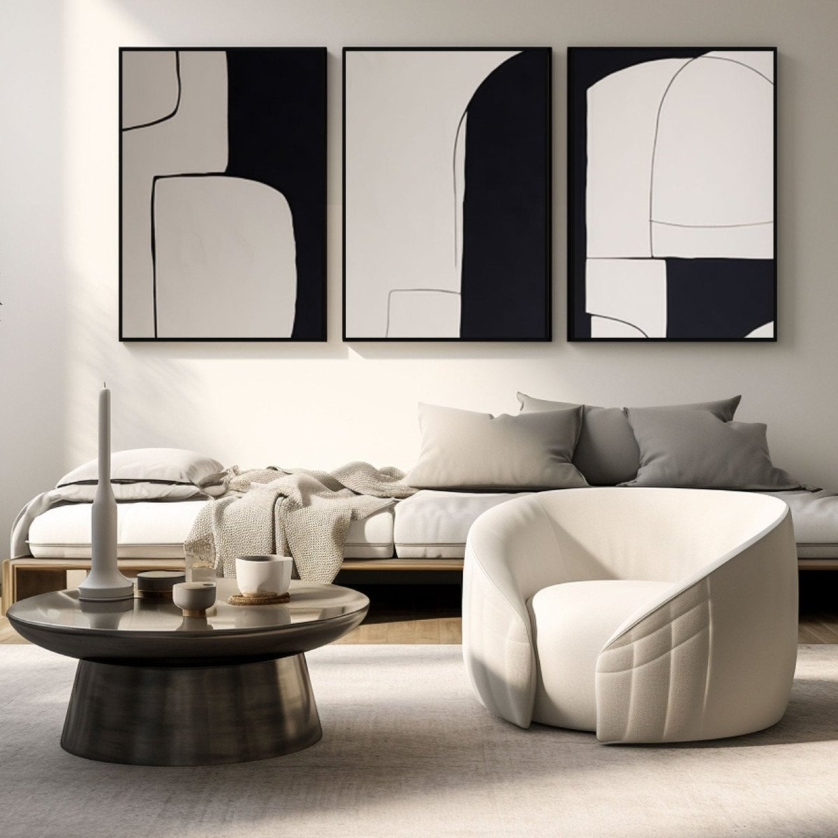 Abstract Painting Set Of 3 RAB243 - royalbrushart