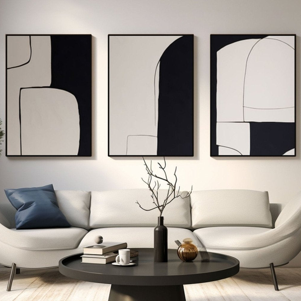 Abstract Painting Set Of 3 RAB243 - royalbrushart