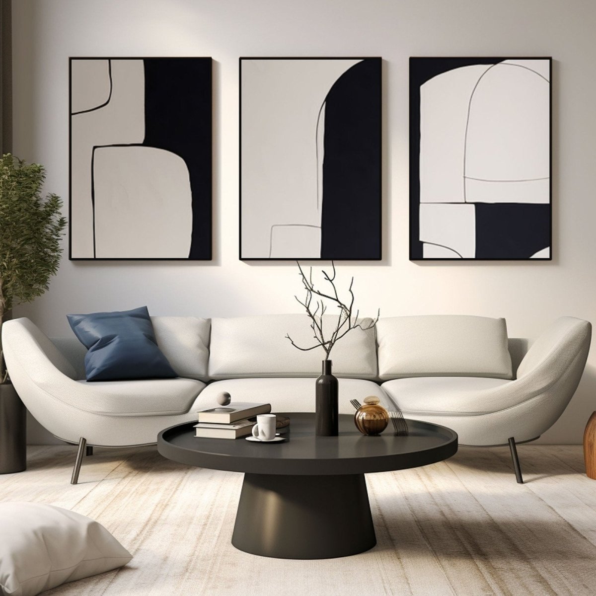 Abstract Painting Set Of 3 RAB243 - royalbrushart