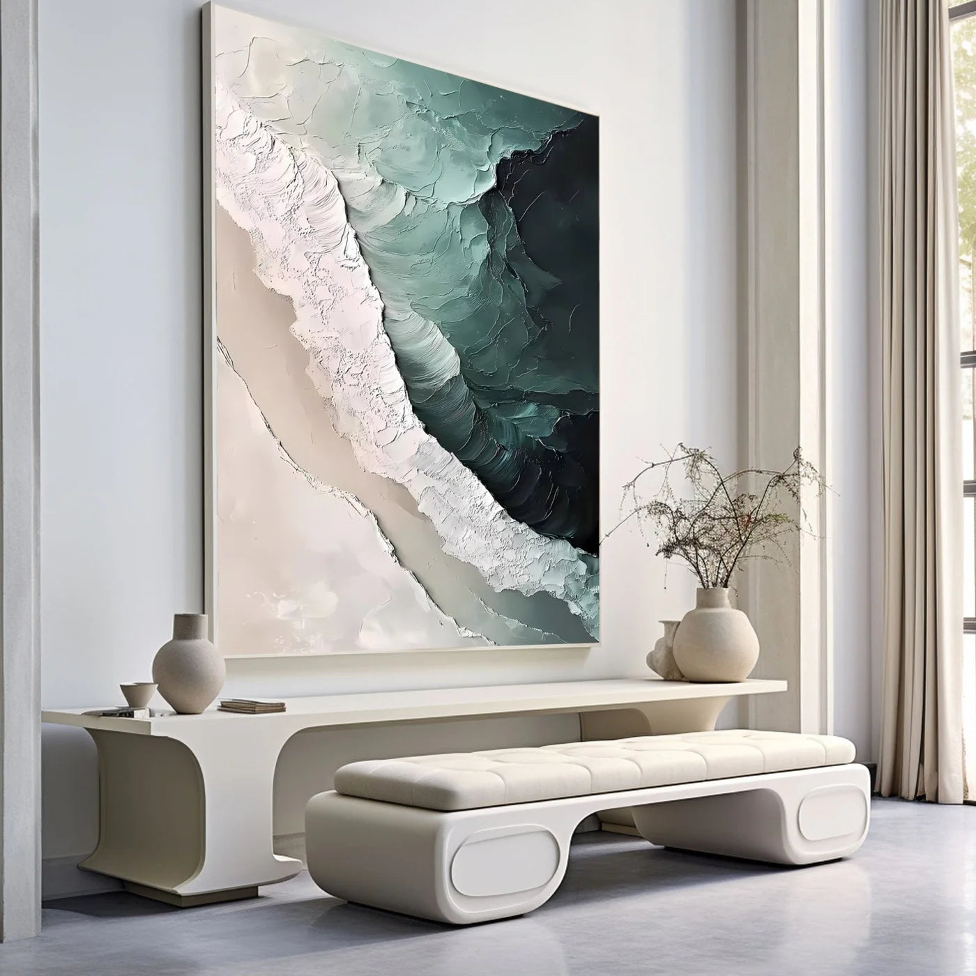 Plaster Art Texture Painting #RAB365