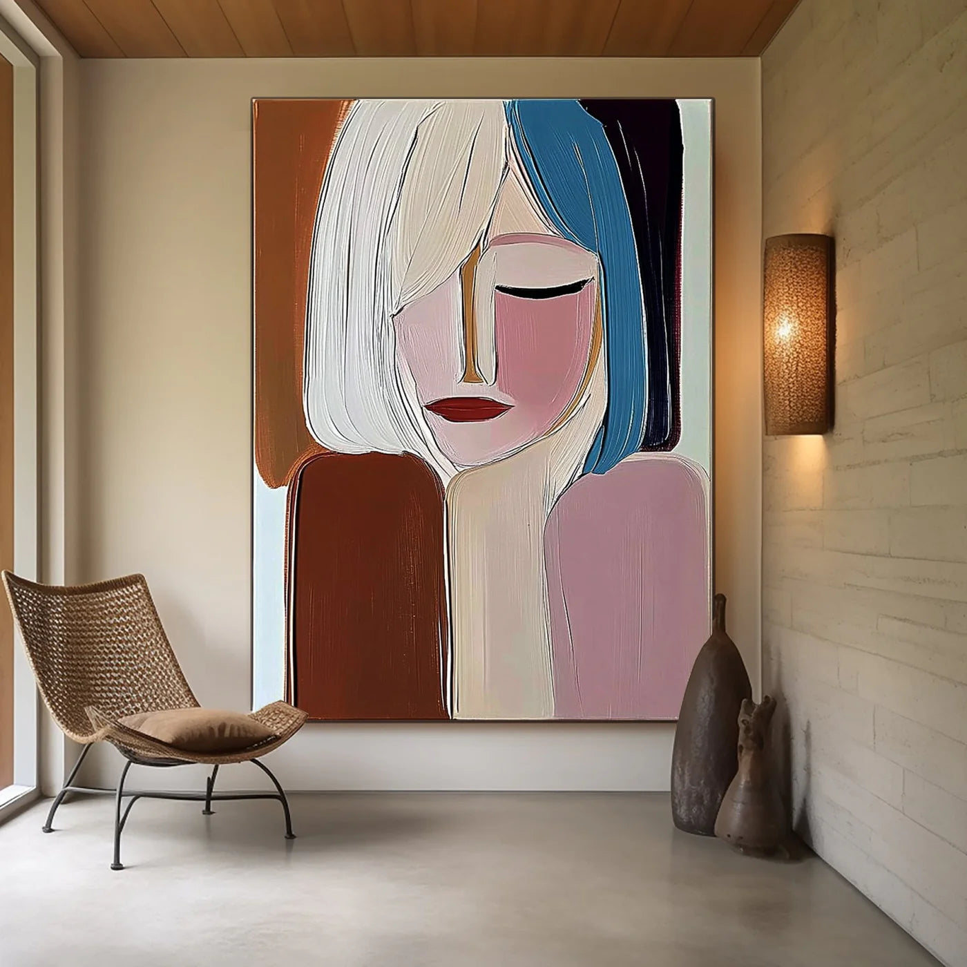 Plaster Art Texture Painting #BV260