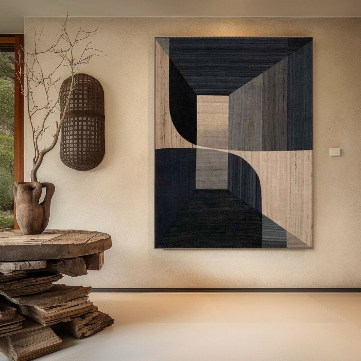 Wabi Sabi Wall Art RAB758 - royalbrushart
