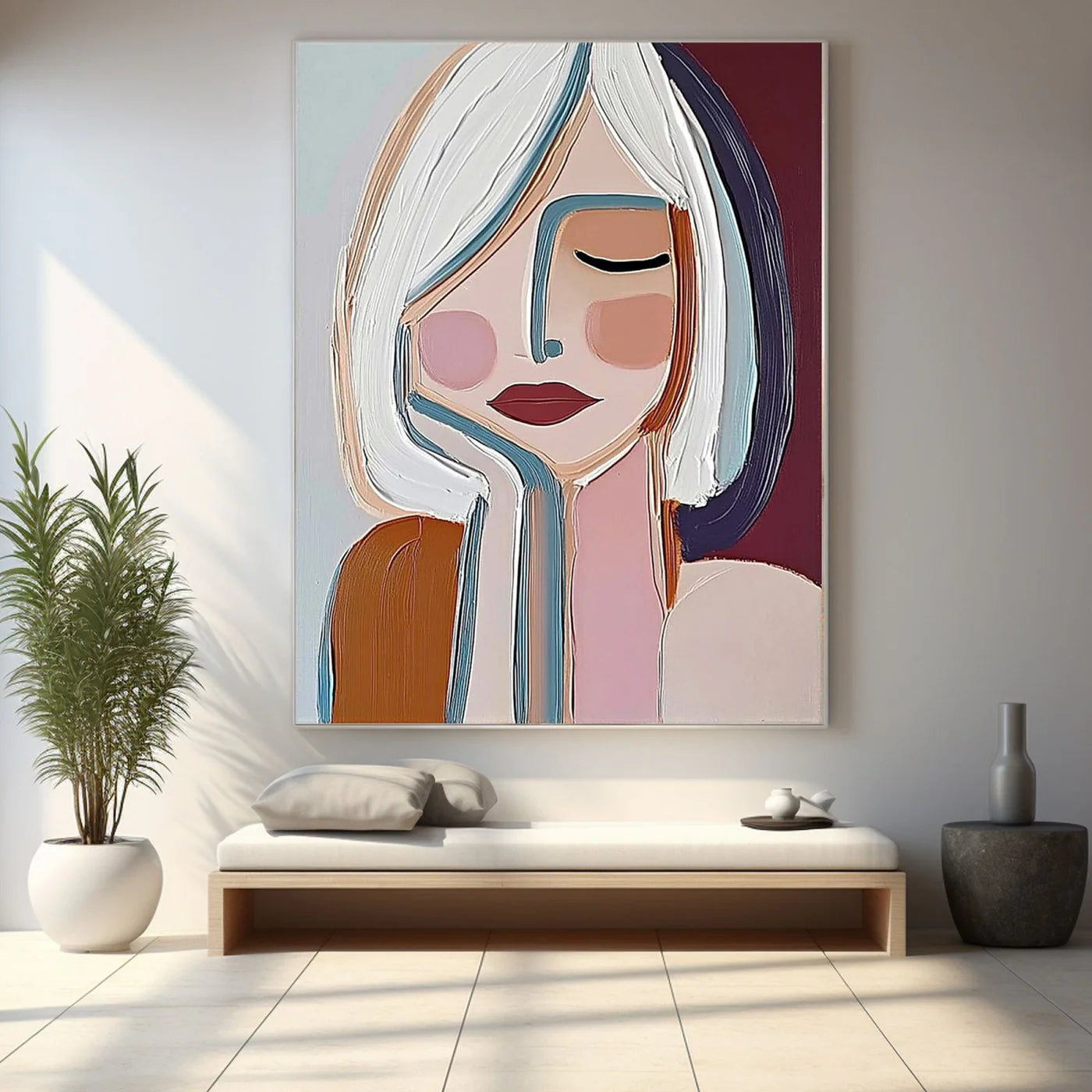 Plaster Art Texture Painting #BV258