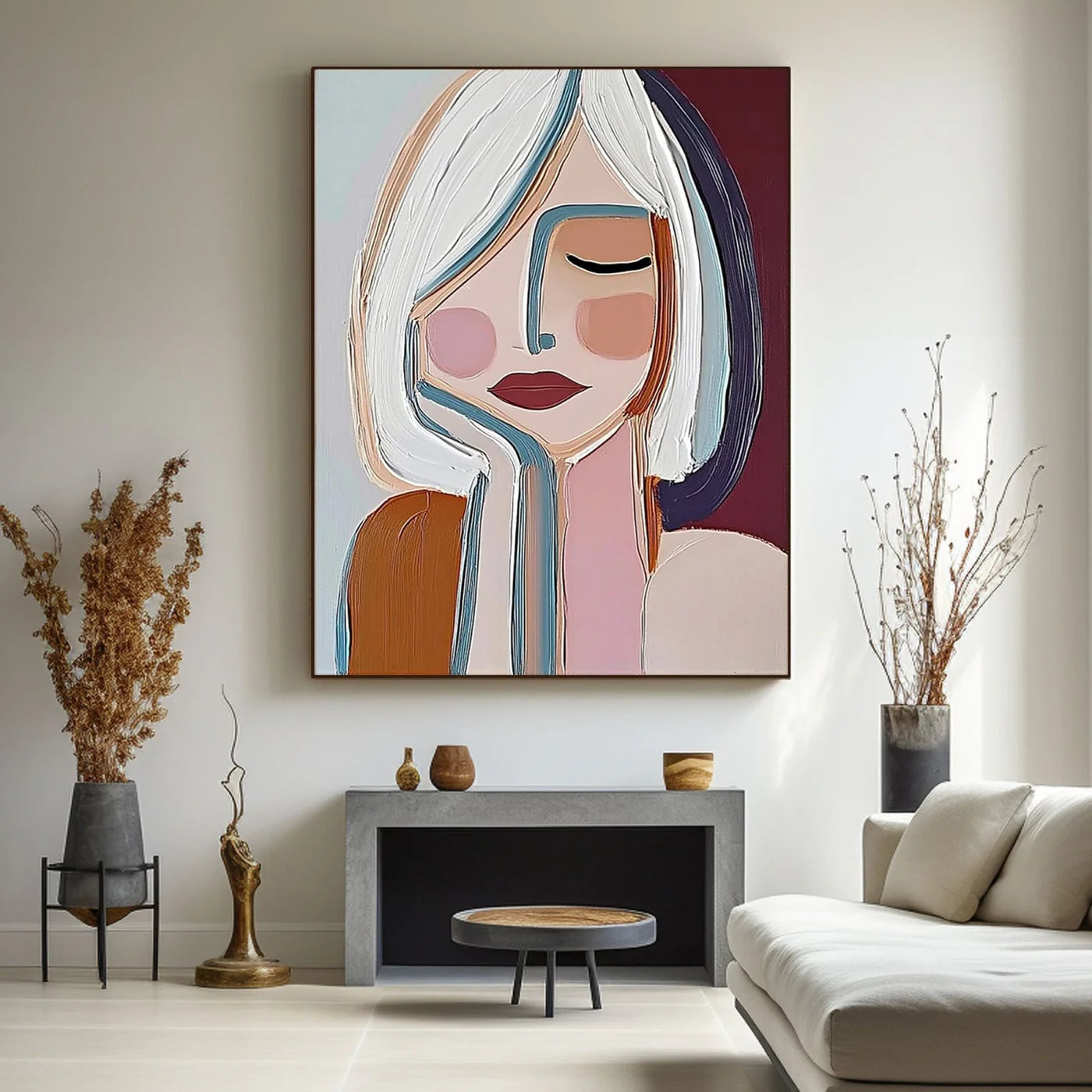 Plaster Art Texture Painting #BV258