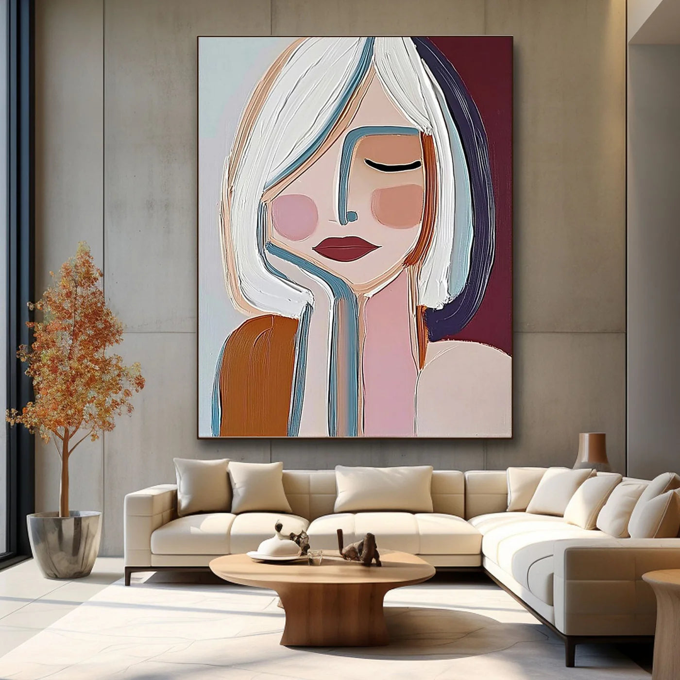 Plaster Art Texture Painting #BV258