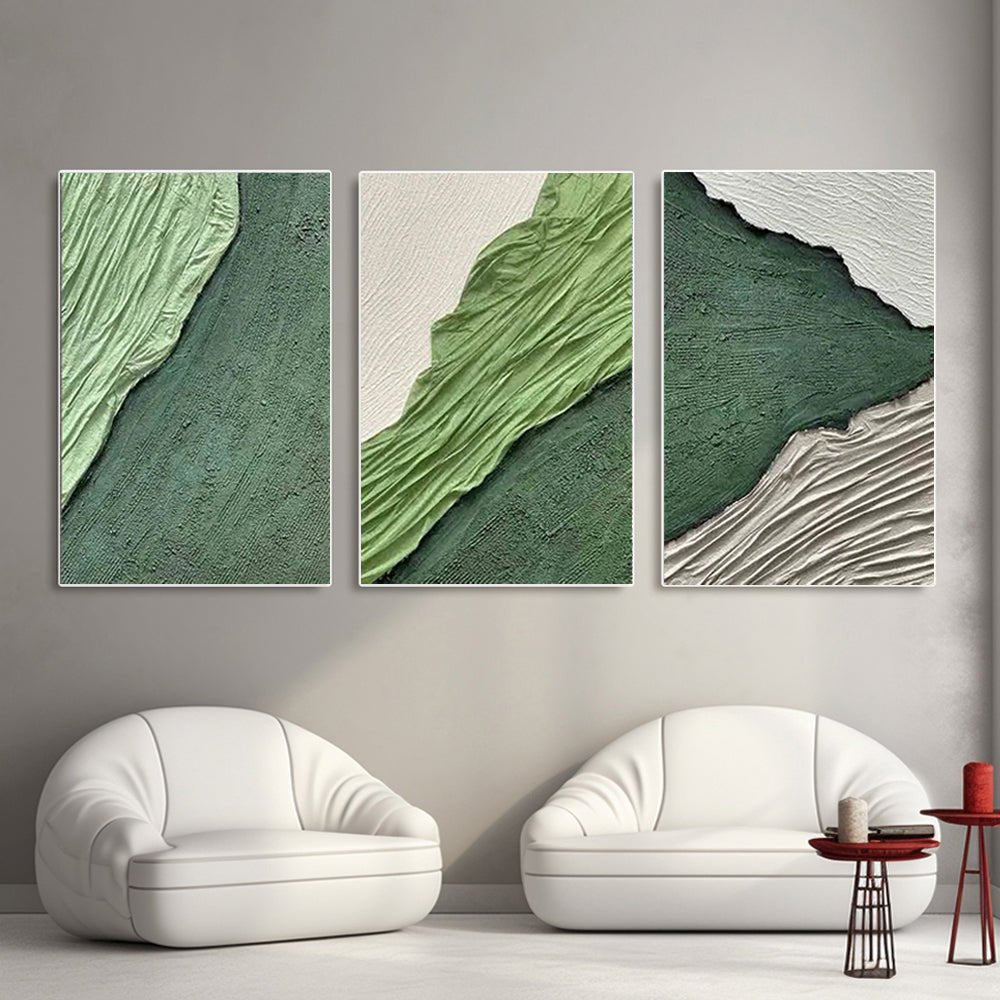Plaster Art Texture Painting SET OF 3 RAB974 - royalbrushart