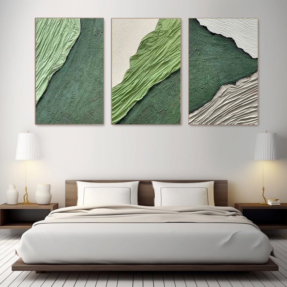 Plaster Art Texture Painting SET OF 3 RAB974 - royalbrushart