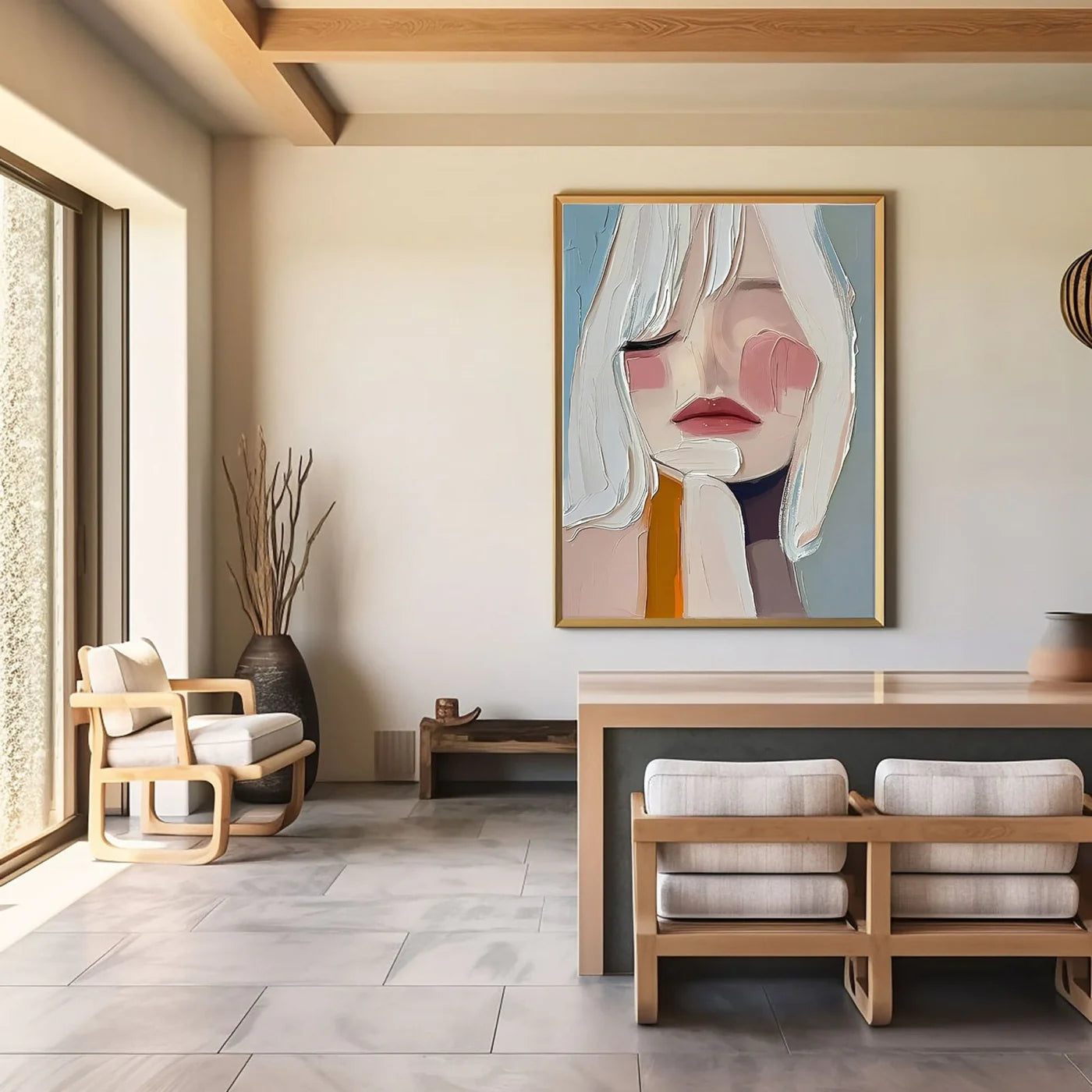 Plaster Art Texture Painting #BV259