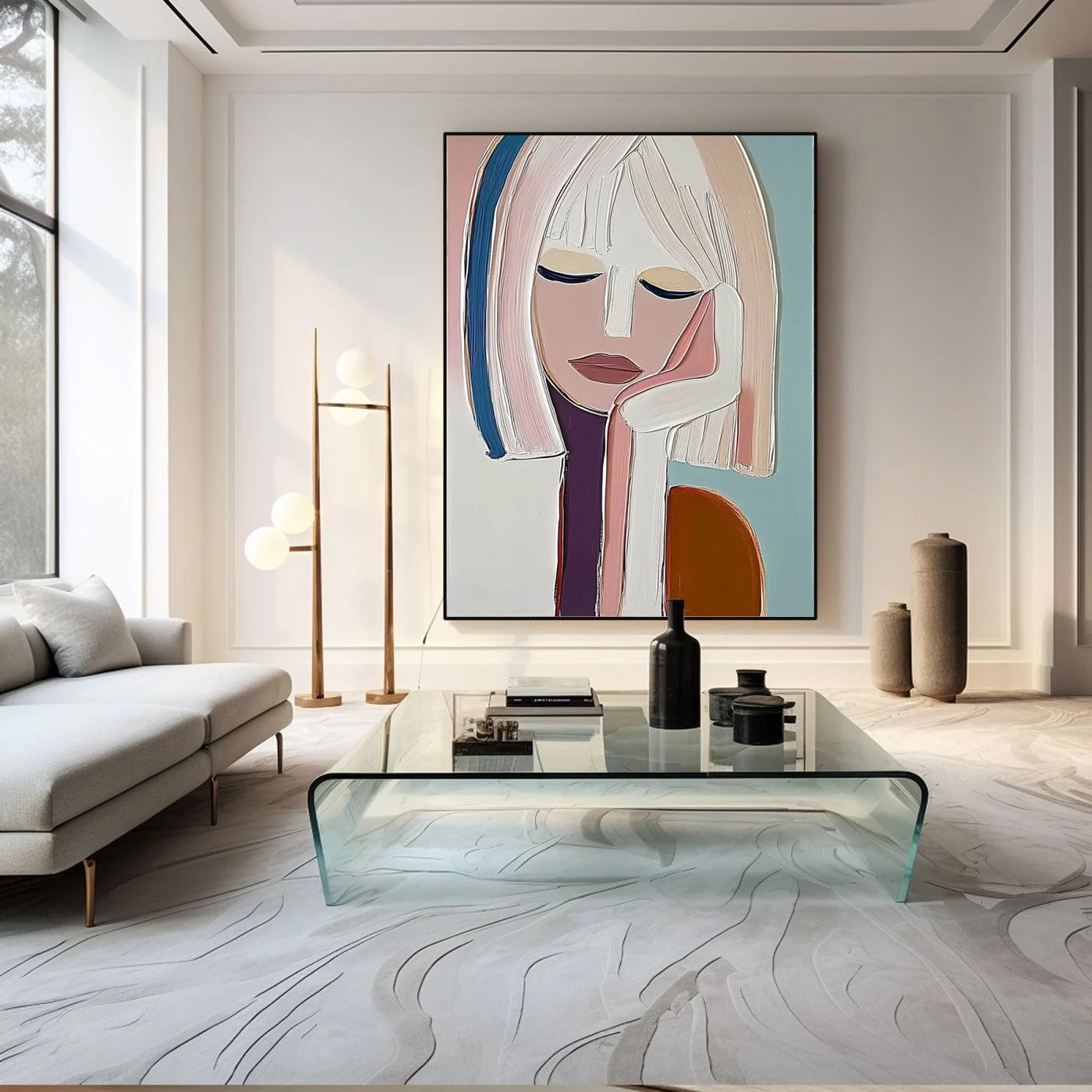 Plaster Art Texture Painting #BV257