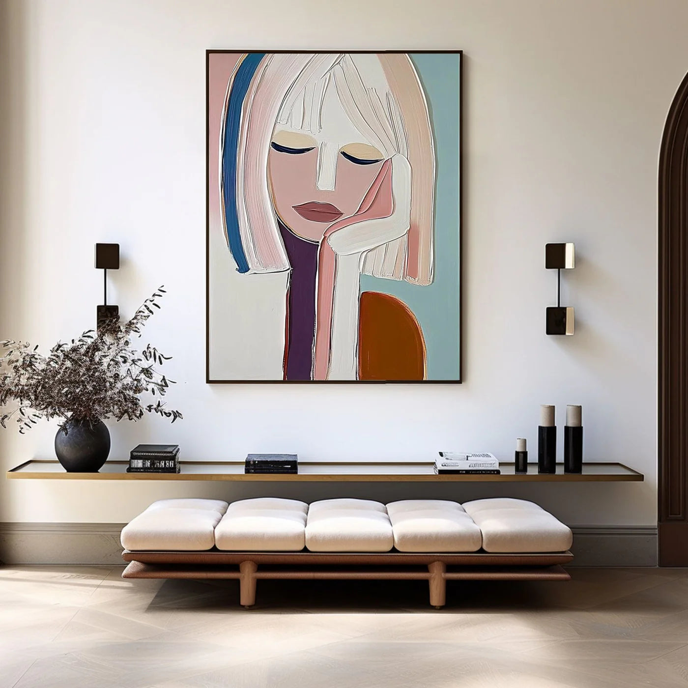 Plaster Art Texture Painting #BV257