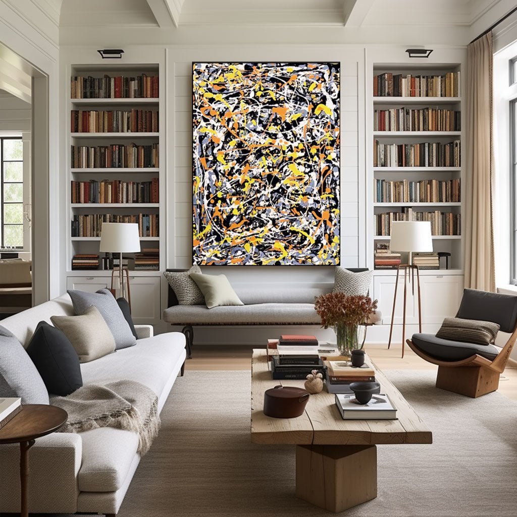 Jackson Pollock Art RAB864 - royalbrushart