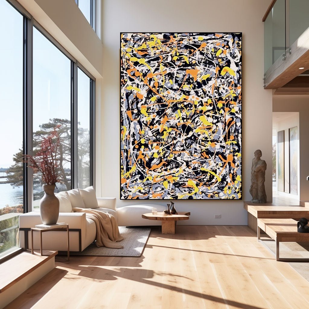 Jackson Pollock Art RAB864 - royalbrushart