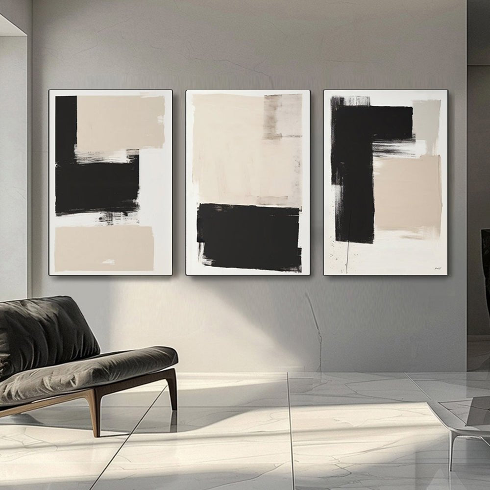 Abstract Painting SET OF 3 RAB967 - royalbrushart