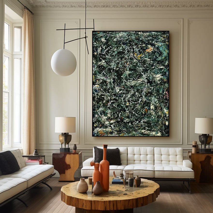 Jackson Pollock Art RAB861 - royalbrushart