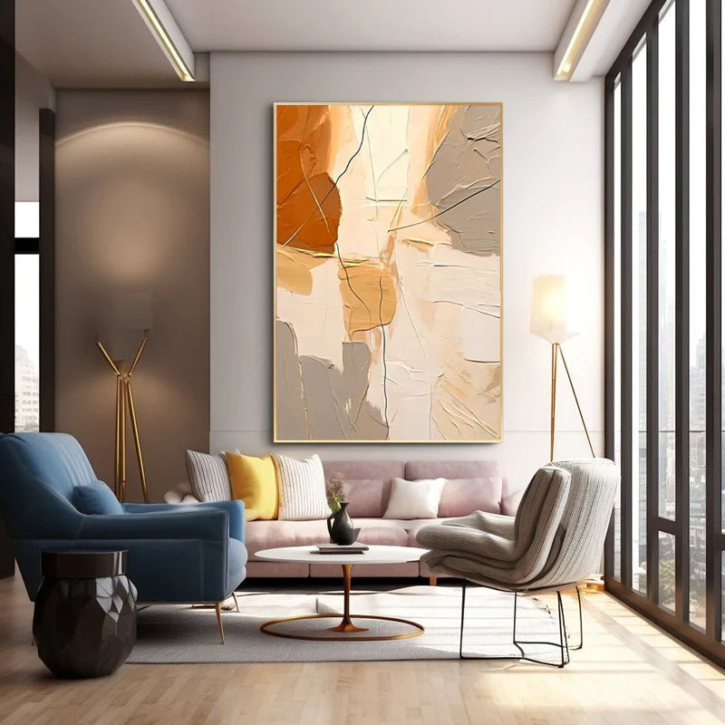 Plaster Art Texture Painting #RAB819