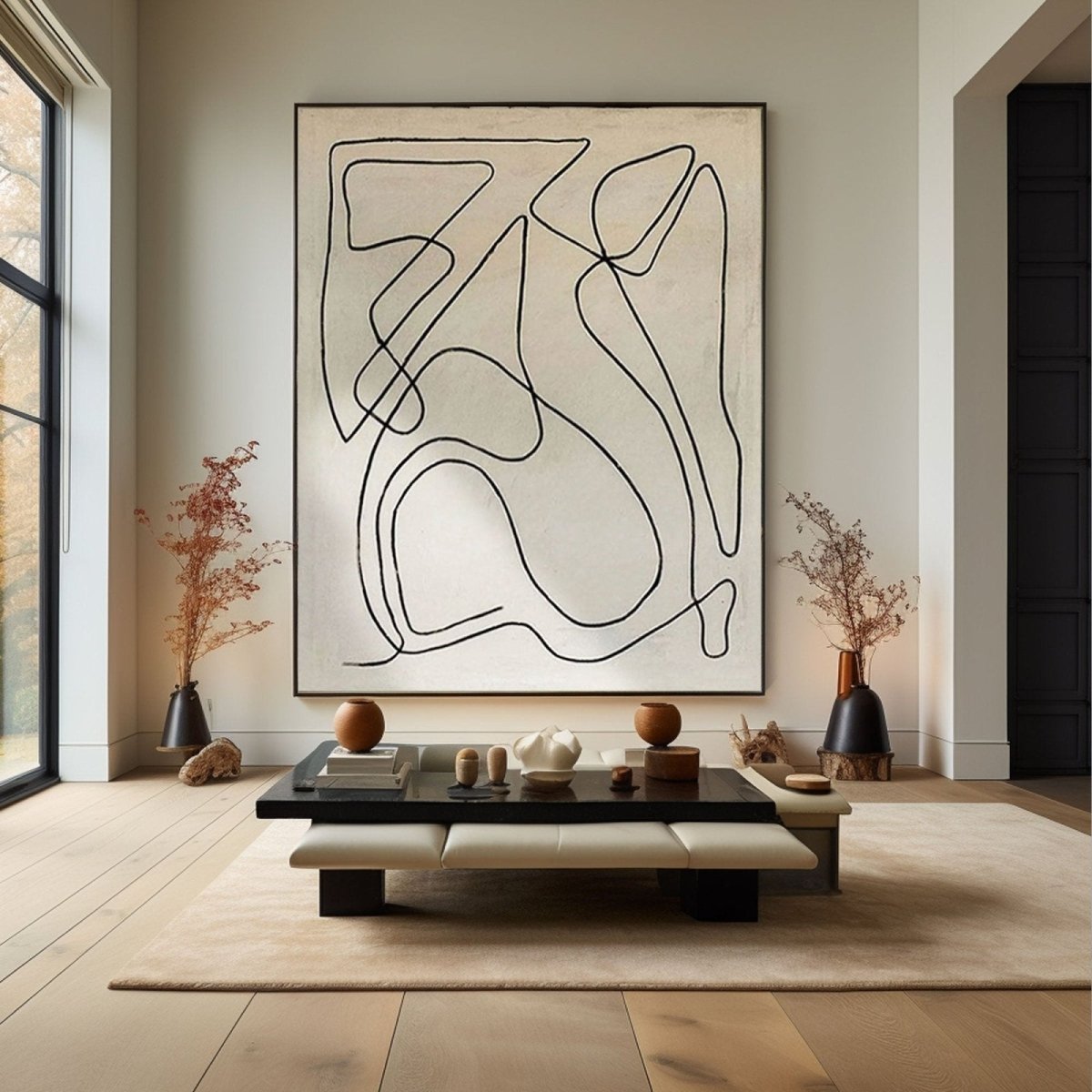 Contemporary Minimalist Art RAB767 - royalbrushart