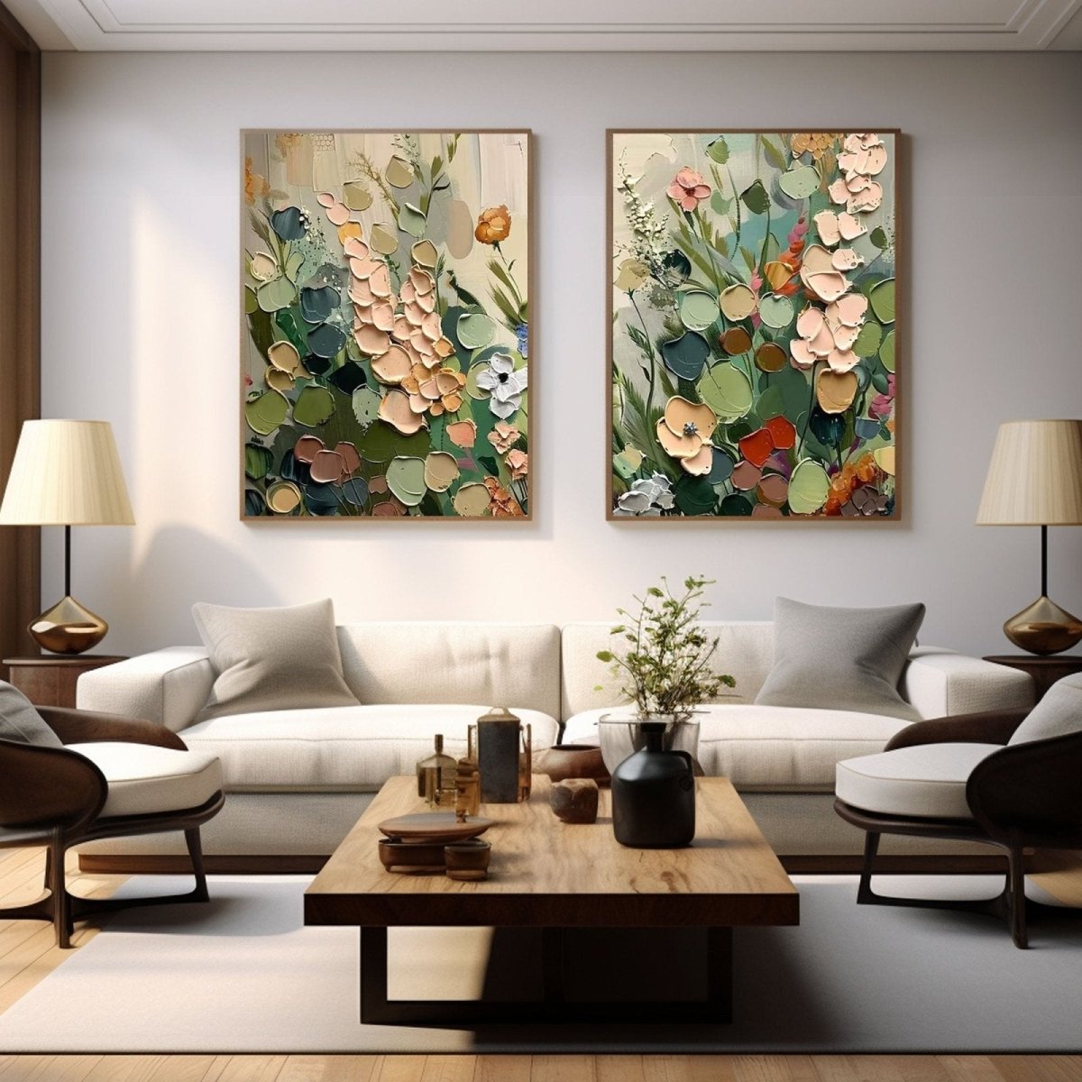 Colorful Painting Set of 2 RAB984 - royalbrushart