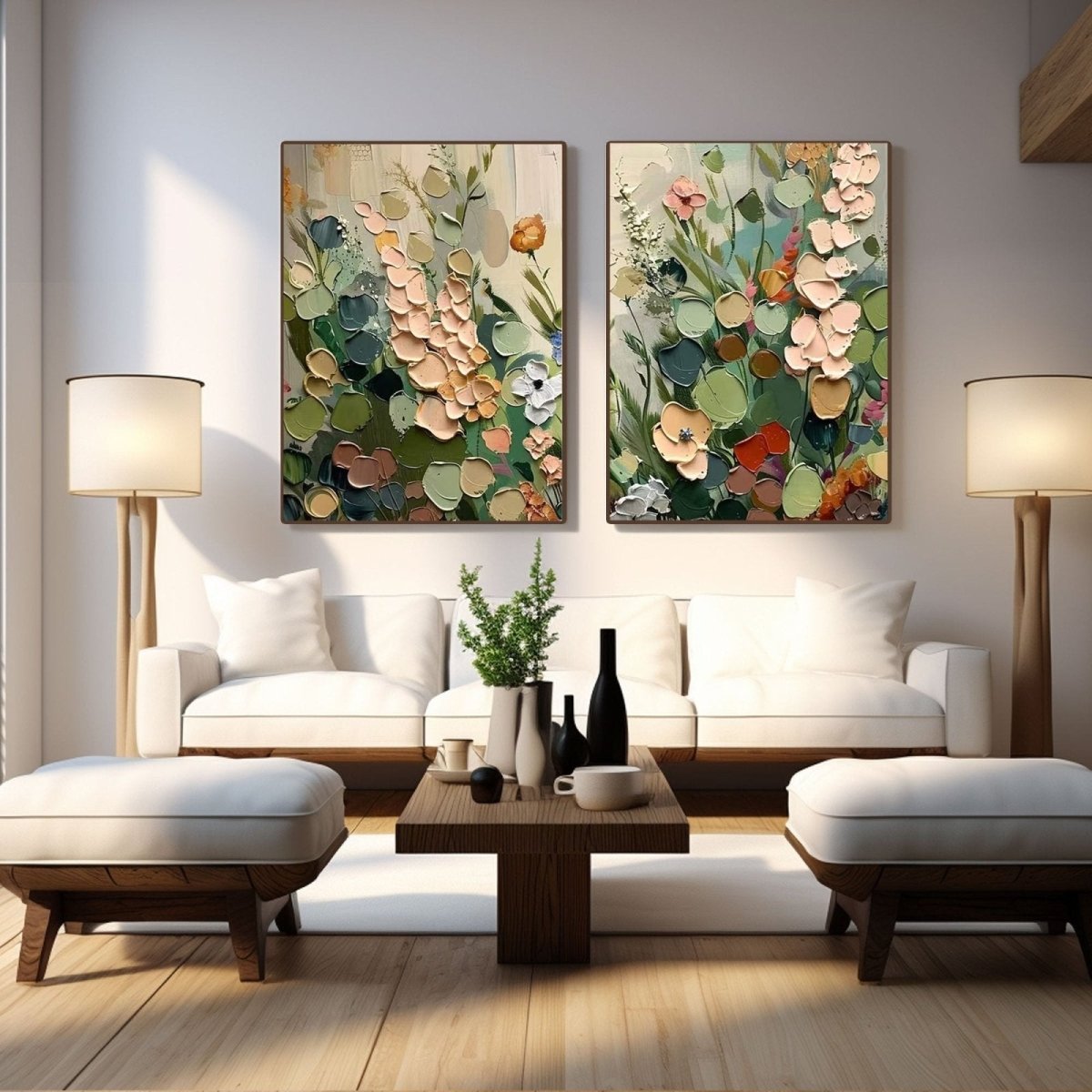 Colorful Painting Set of 2 RAB984 - royalbrushart