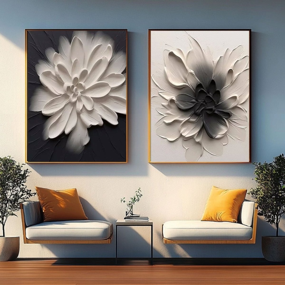 Abstract Painting Set of 2 RAB952 - royalbrushart