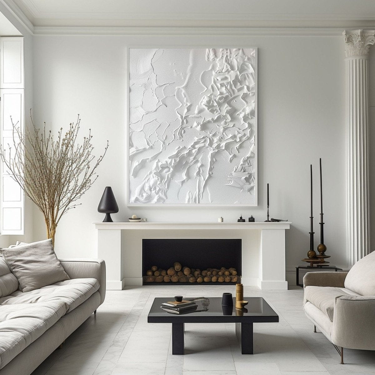 Plaster Art Texture Painting RAB797 - royalbrushart