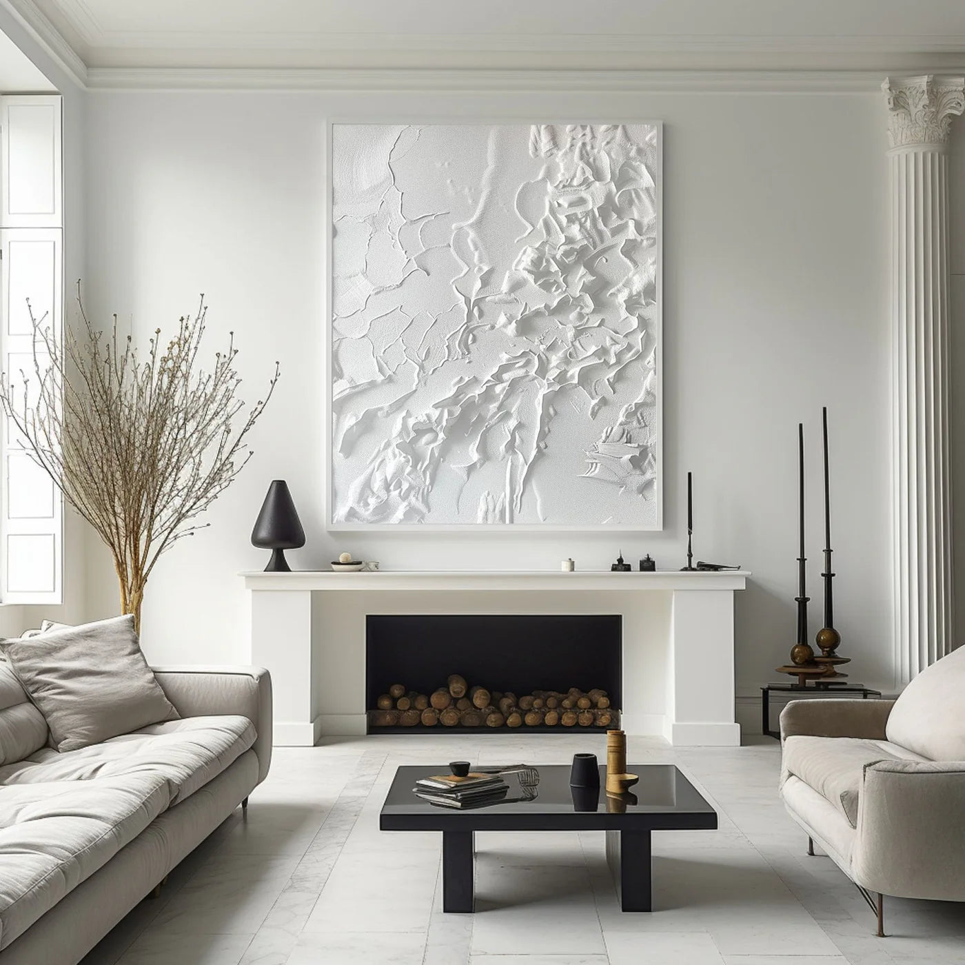 Plaster Art Texture Painting #RAB797