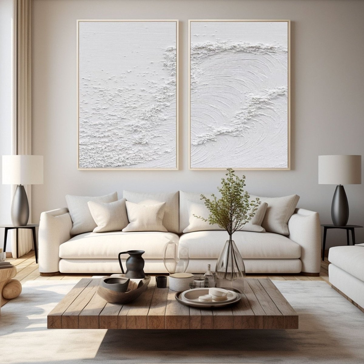 Abstract Painting Set Of 2 RAB772 - royalbrushart