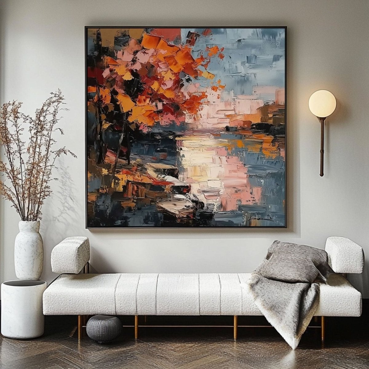 Plaster Art Texture Painting RAB910 - royalbrushart