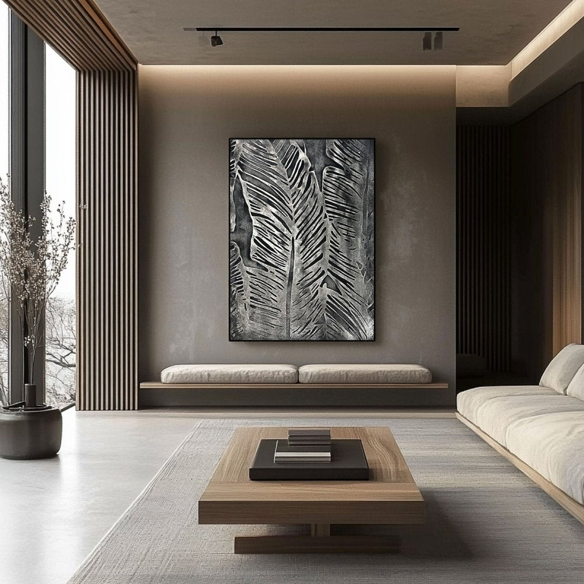 Plaster Art Texture Painting HBV168 - royalbrushart
