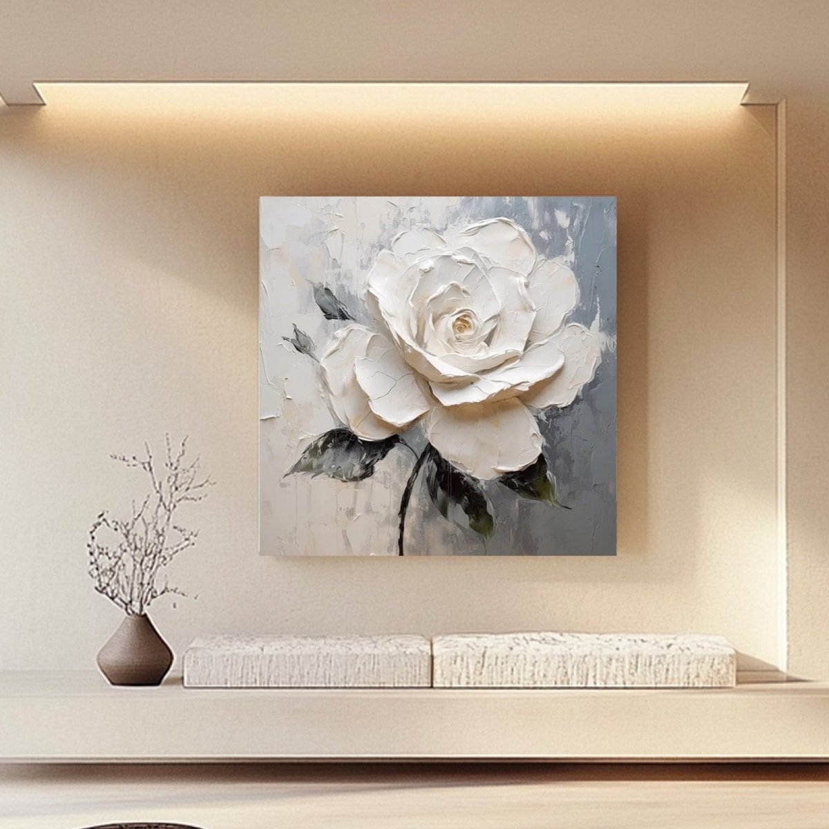 Plaster art texture Painting BV004 - royalbrushart