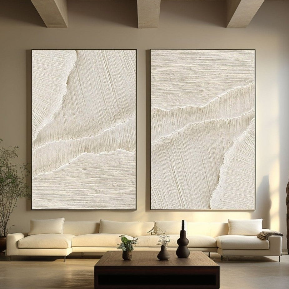 Plaster Art Texture Painting Set Of 2 RAB803 - royalbrushart