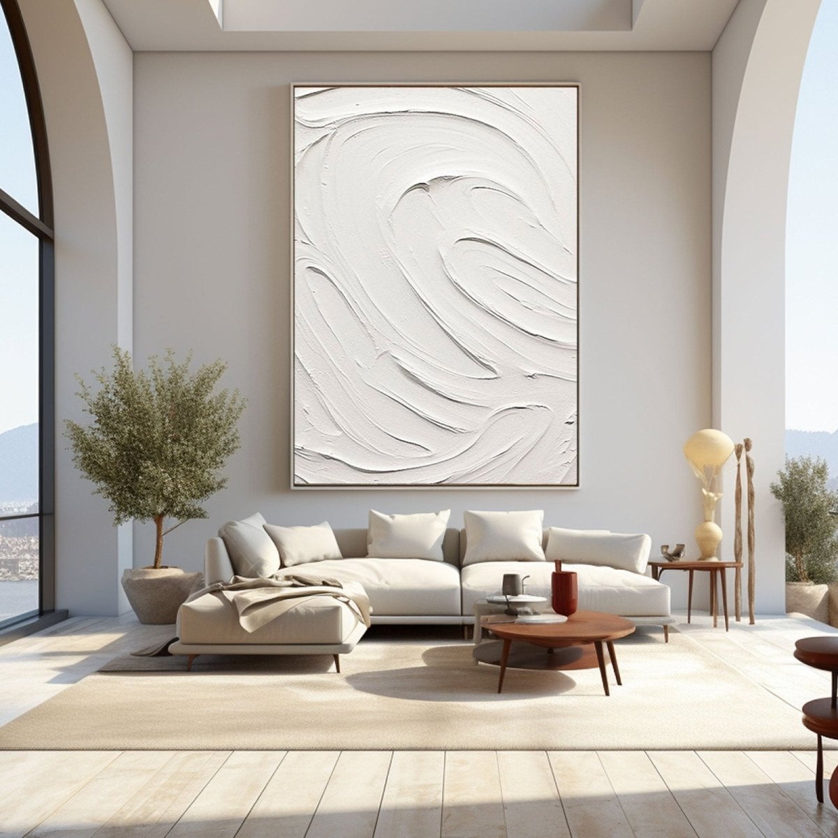 Plaster Art Texture PaintingRAB781 - royalbrushart