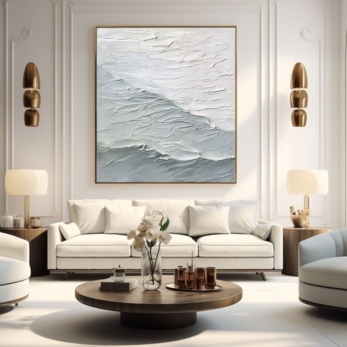 Plaster Art Texture Painting RAB805 - royalbrushart