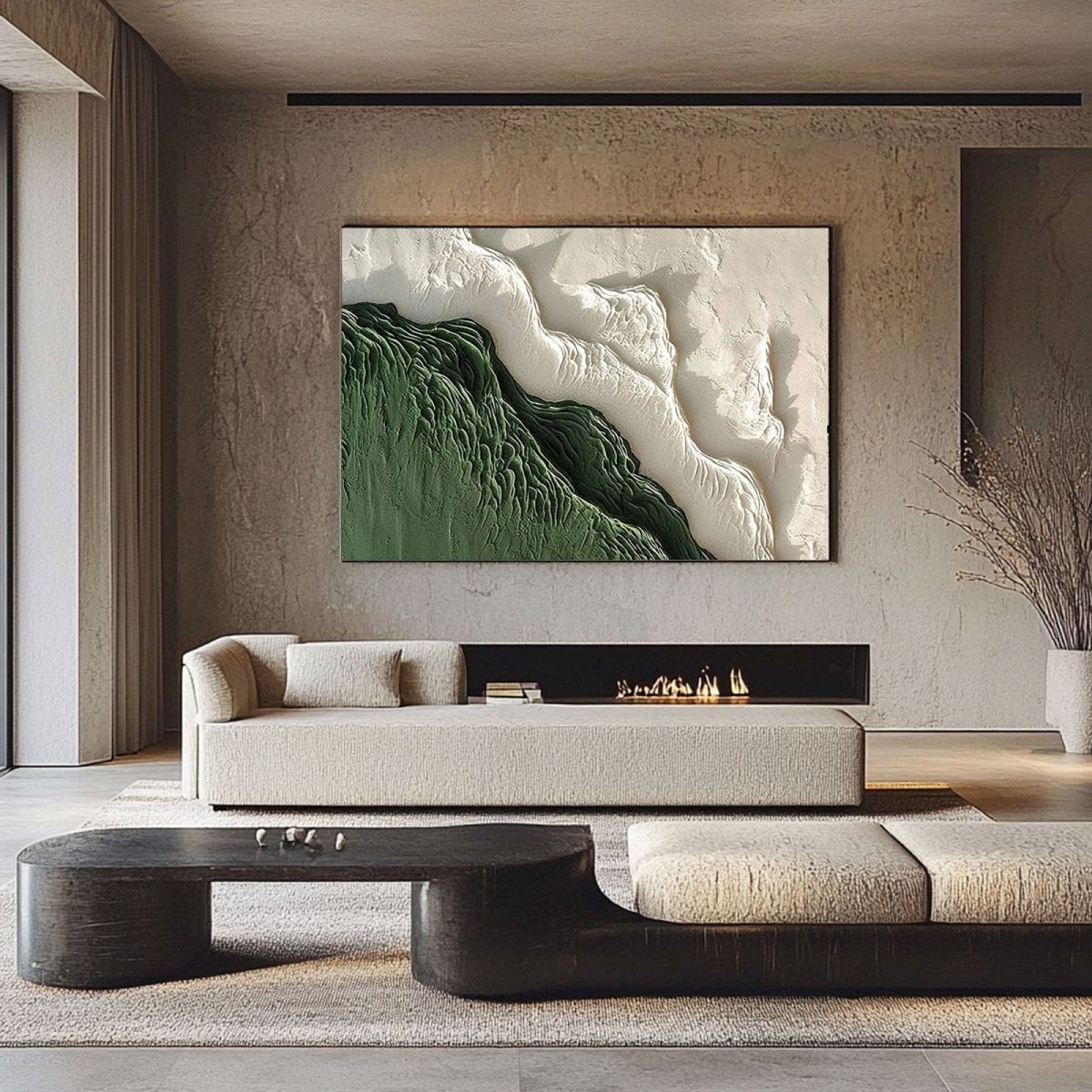 Plaster Art Texture Painting RAB953 - royalbrushart