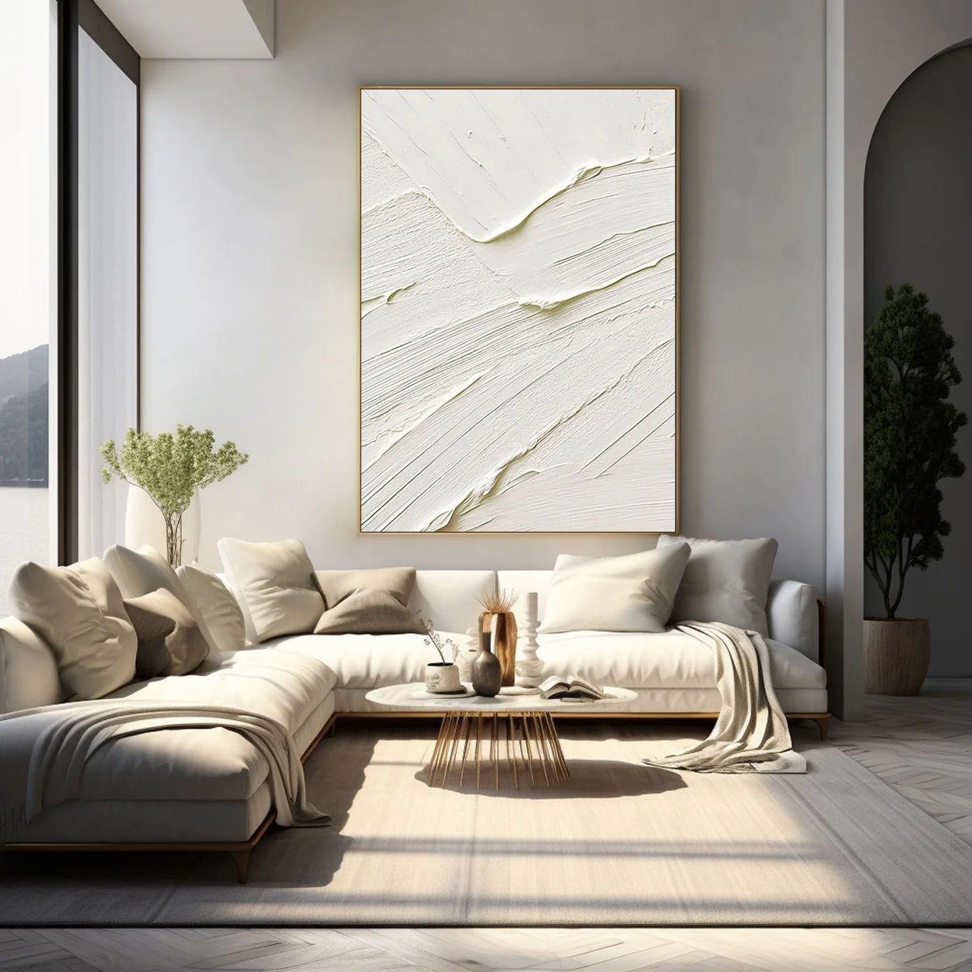 Plaster Art Texture Painting #RAB784