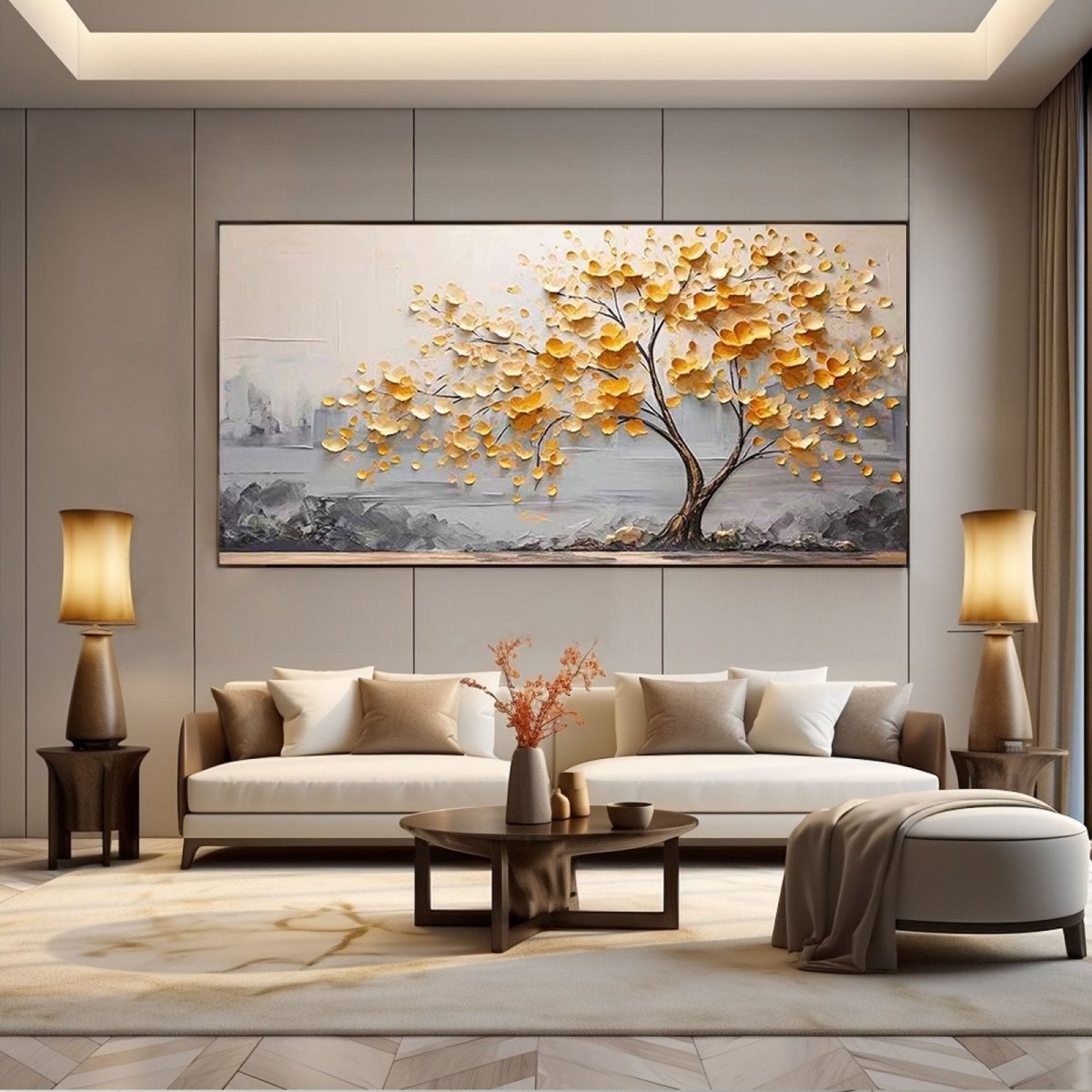 Plaster Art Texture Painting RAB779 - royalbrushart