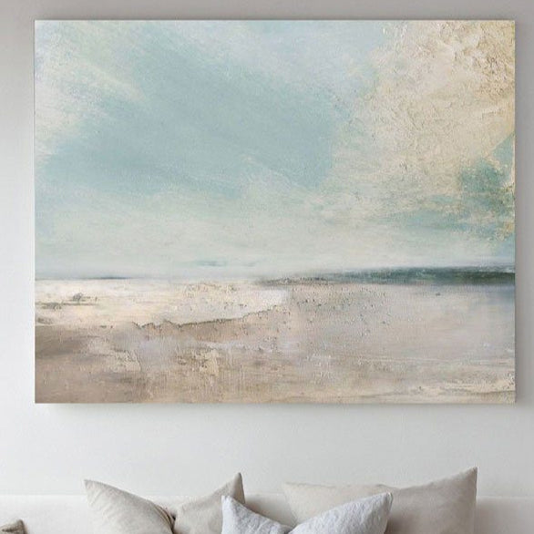 Impressionist Beachy Scene Painting RAB155 - royalbrushart