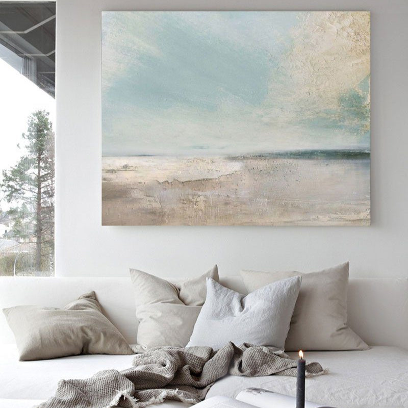 Impressionist Beachy Scene Painting RAB155 - royalbrushart