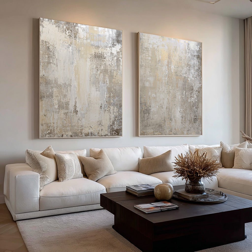 Set of 2 Wabi Sabi Wall Art RAB123 - royalbrushart